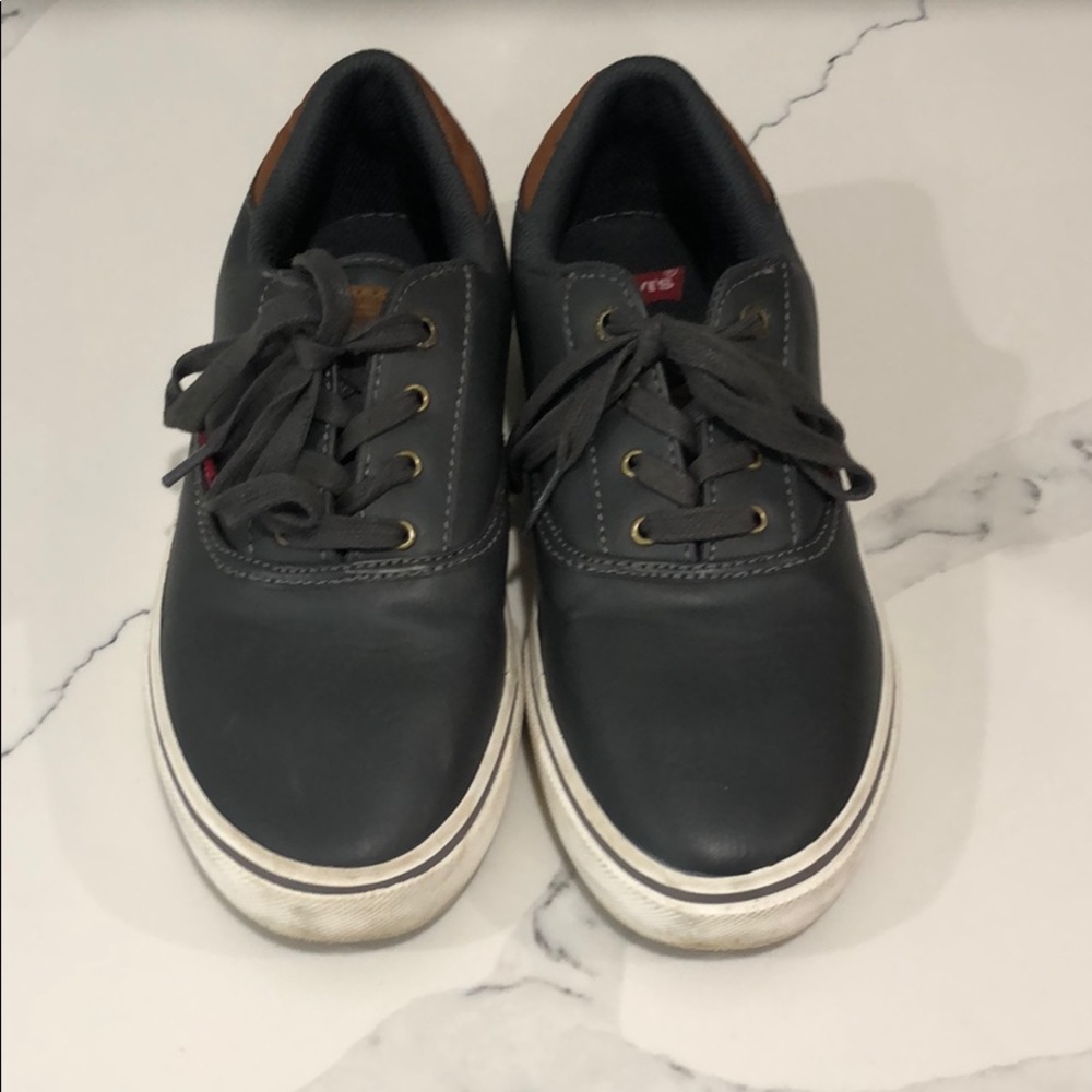 Grey Leather Levi shoes